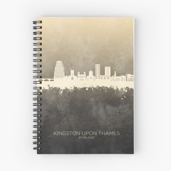 Item preview, Kingston upon Thames England Skyline designed and sold by ArtPrints.