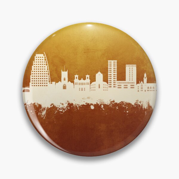 Aperçu de l'œuvre Kingston upon Thames England Skyline créée et vendue par ArtPrints.
