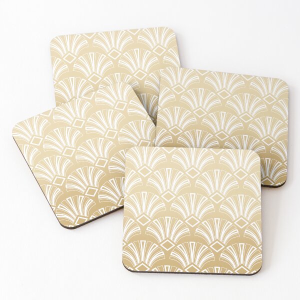 Item preview, Gold Geometric Gatsby Art Deco Pattern  designed and sold by Angela Cini.
