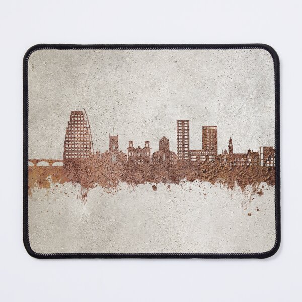 Item preview, Kingston upon Thames England Skyline designed and sold by ArtPrints.