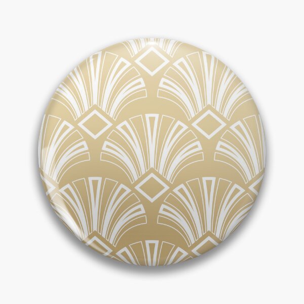 Item preview, Patrón geométrico dorado Gatsby Art Deco designed and sold by Angela Cini.