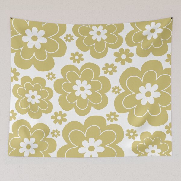 Item preview, Retro Flower Pattern 561 designed and sold by tonymagnerart.
