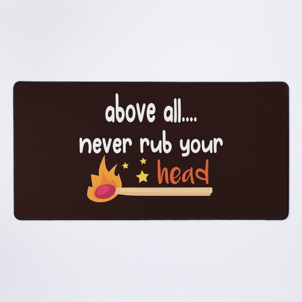 Item preview, Mother Joke Never Rub Your Head matches joke designed and sold by titimata.