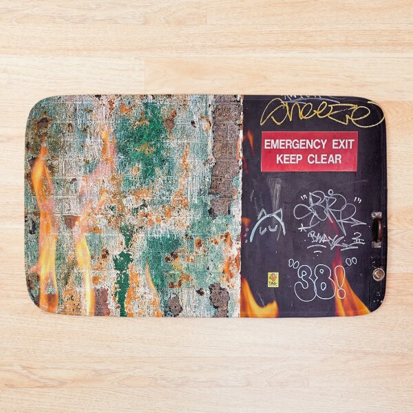 Item preview, Emergency Exit, Keep Clear, New York City  designed and sold by eleonoraingrid.