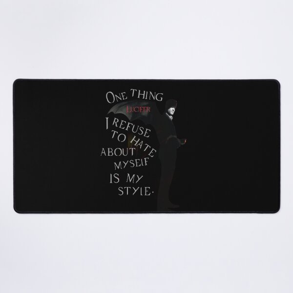 Item preview, Lucifer's Confidence Quote Fan Art designed and sold by SeriesFilQuotes.