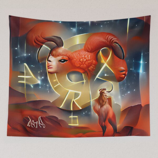 Item preview, AI generated art, Aries designed and sold by aiartdirection.