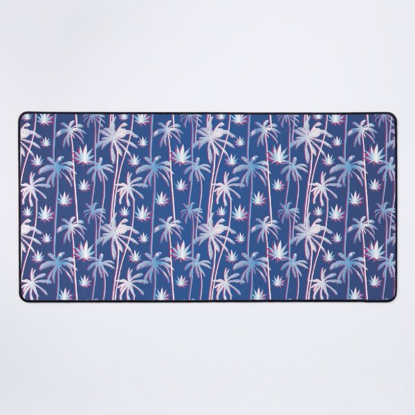 Item preview, 65 MCMLXV Blue Tropical Palm Trees and Cannabis Pattern designed and sold by 65 MCMLXV.