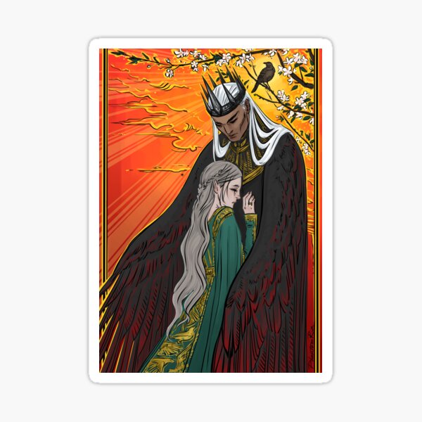 lark & eagle king Sticker