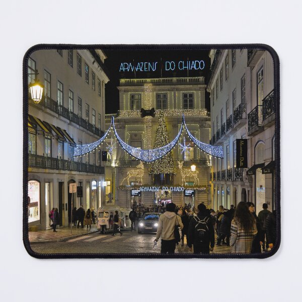 Item preview, Armazens do Chiado at night in Lisbon designed and sold by AngeloDeVal.