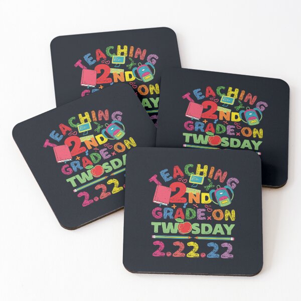 Item preview, Memorable Day of the Year TEACHING 2ND GRADE ON TWOSDAY 2.22.22 Colorful Funny 2nd Grade Teacher, Home School, 2 22 222, Tuesday Twosday Commemorative, 22222 Souvenir designed and sold by zenturtlemerch.