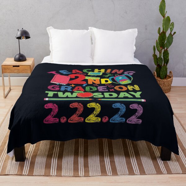 Item preview, Memorable Day of the Year TEACHING 2ND GRADE ON TWOSDAY 2.22.22 Colorful Funny 2nd Grade Teacher, Home School, 2 22 222, Tuesday Twosday Commemorative, 22222 Souvenir designed and sold by zenturtlemerch.