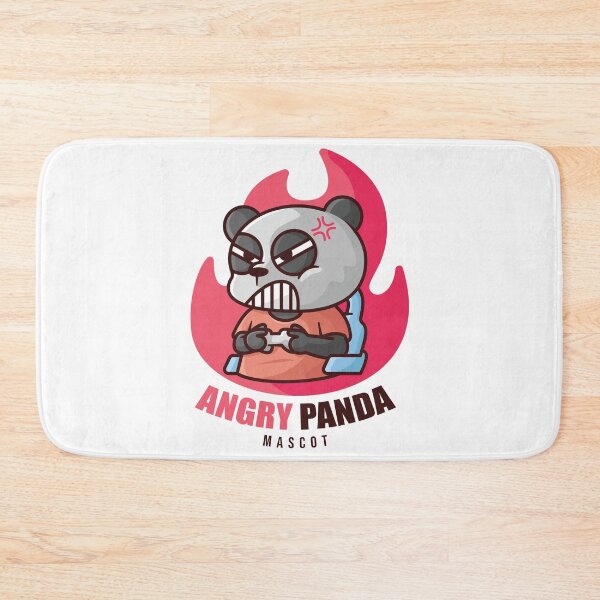 Item preview, Furious panda gaming - cute angry panda illustration designed and sold by The-Meraki-Man.