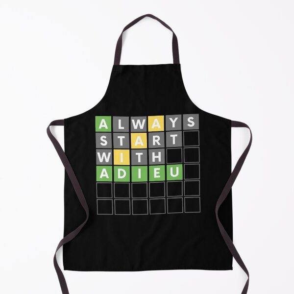 Item preview, FUNNY WORD GAME ALWAYS START WITH ADIEU designed and sold by appareltolove.