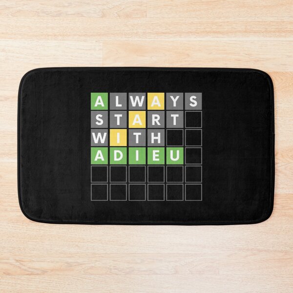 Item preview, FUNNY WORD GAME ALWAYS START WITH ADIEU designed and sold by appareltolove.