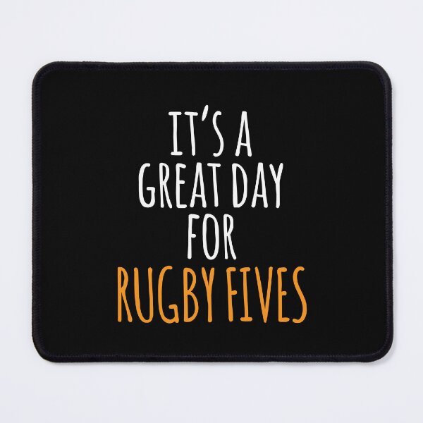 Item preview, It's a Great Day for Rugby Fives designed and sold by kindxinn.