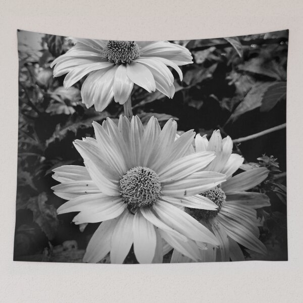 Item preview, Florals in Black and White designed and sold by Rebecca Jane.