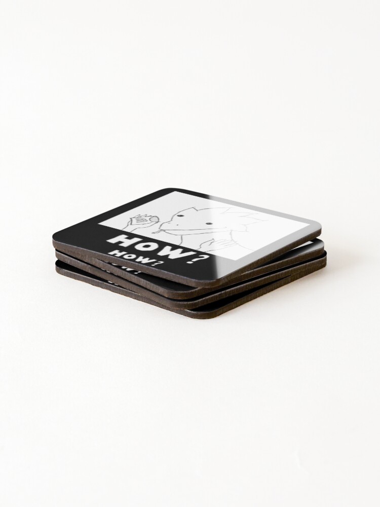 Thumbnail 4 of 5, Coasters (Set of 4), How? How? designed and sold by GeekPopDesigns.