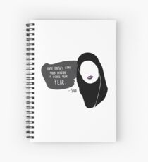 SKAM - Sana "Hate doesn't come from religion. It comes from fear." Spiral Notebook
