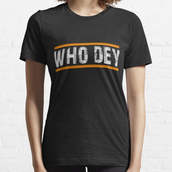 TheDesignChambersBoutique Cincinnati Bengals Inspired Who Dey Tee or Crewneck Sweatshirt XL / Tee