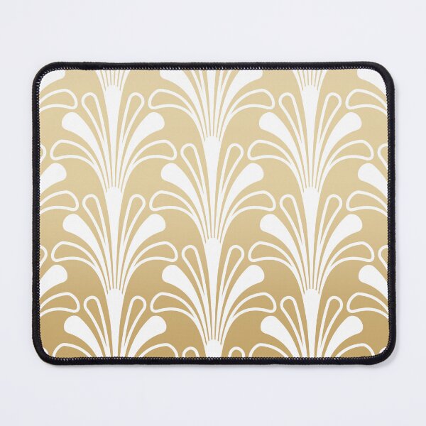 Item preview, Light Gold Geometric Gatsby Art Deco Pattern Background designed and sold by Angela Cini.