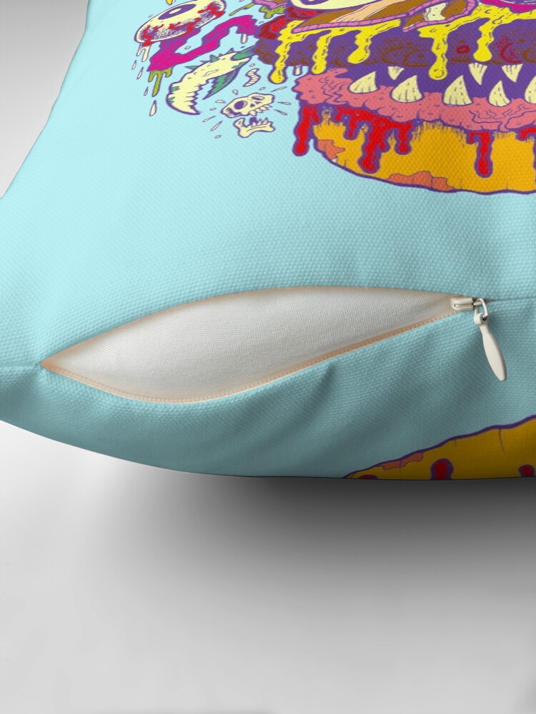 Thumbnail 2 of 4, Pillow, Monster Burger designed and sold by danielete.