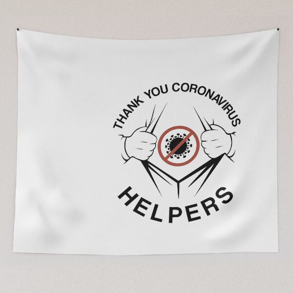 Item preview, Thank You Coronavirus Helpers designed and sold by SportDIXIT.