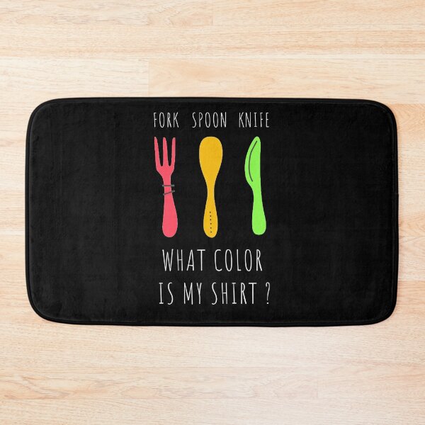 Item preview, Spoon Fork Knife What Color Is My Shirt designed and sold by damone7.