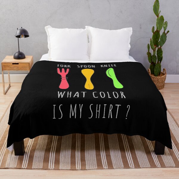 Item preview, Spoon Fork Knife What Color Is My Shirt designed and sold by damone7.