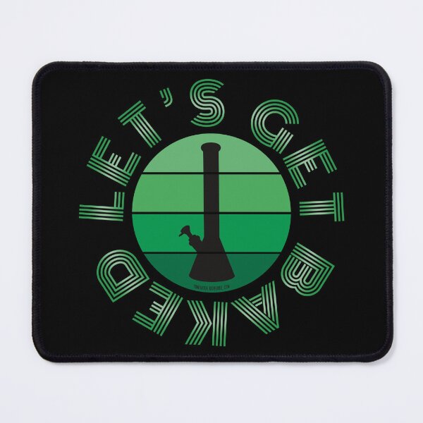 Item preview, Retro Vintage Sunset Green Bong-Lets get baked designed and sold by YomeHayin.