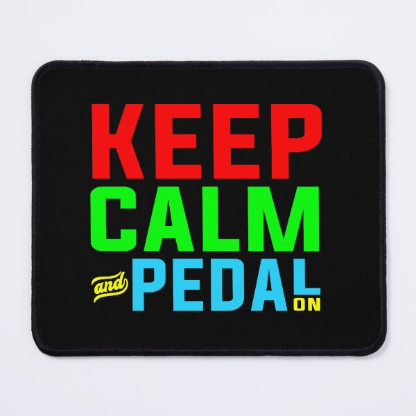 Item preview, Keep calm and pedal on T-shirt designed and sold by Velocitiy.