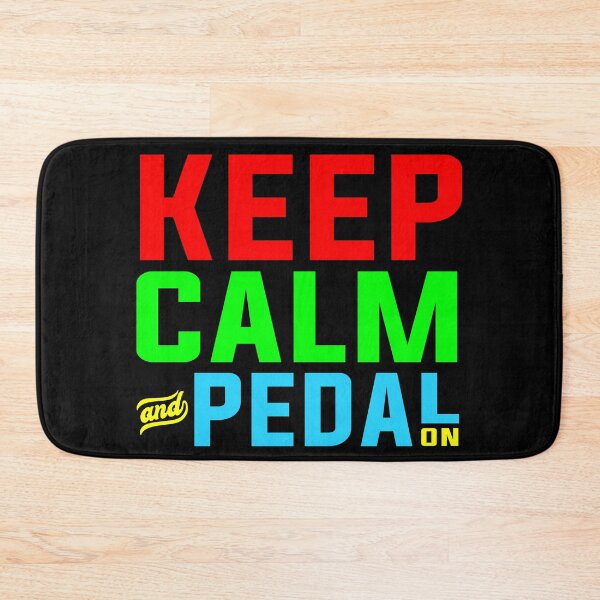 Item preview, Keep calm and pedal on T-shirt designed and sold by Velocitiy.