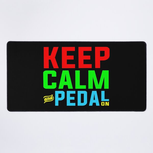 Item preview, Keep calm and pedal on T-shirt designed and sold by Velocitiy.