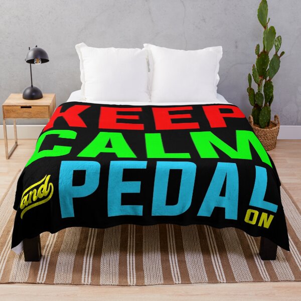 Item preview, Keep calm and pedal on T-shirt designed and sold by Velocitiy.