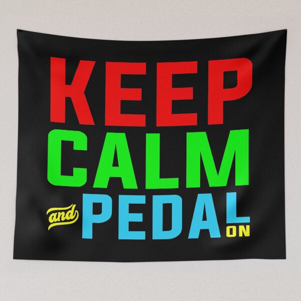 Item preview, Keep calm and pedal on T-shirt designed and sold by Velocitiy.