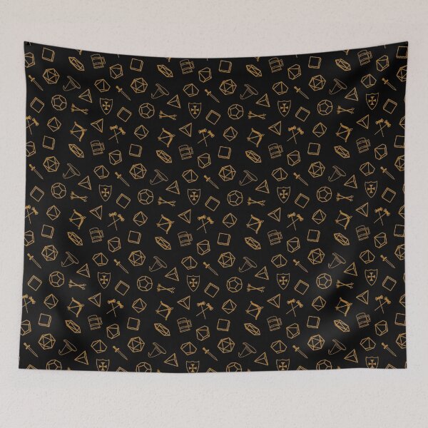 Item preview, Dnd Dice Pattern #1 designed and sold by MushroomCore.