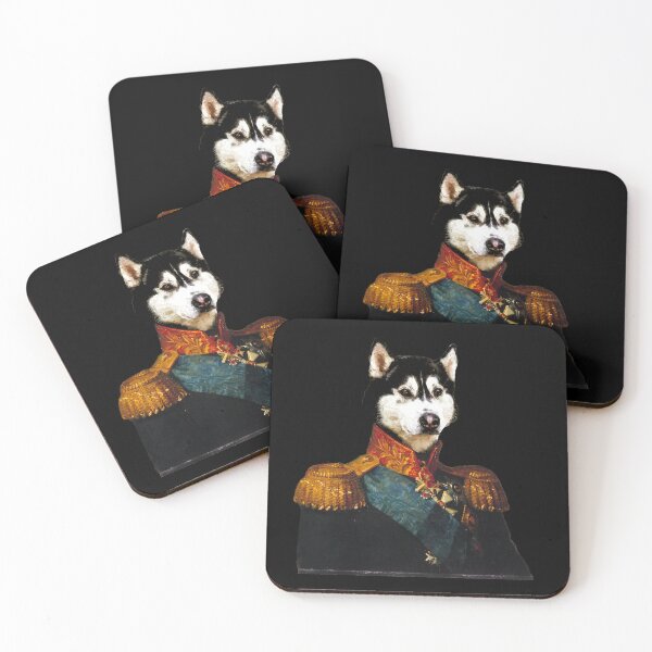 Item preview, Cute Husky Distinguish Royal Dog Pets on renaissance oil painting designed and sold by katarsisworks.
