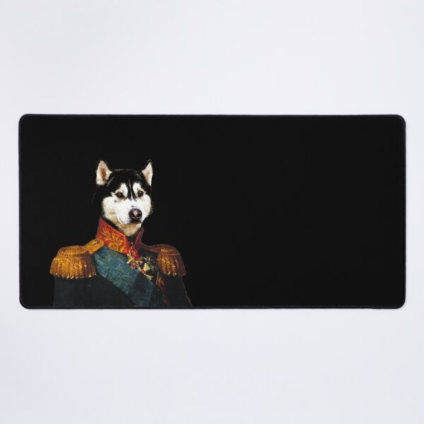 Item preview, Cute Husky Distinguish Royal Dog Pets on renaissance oil painting designed and sold by katarsisworks.