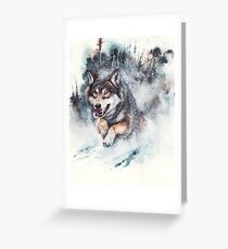 SnowStorm Greeting Card
