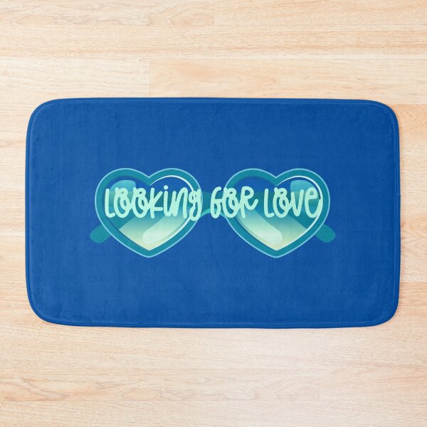 Item preview, Looking for Love (Aqua on Blue) designed and sold by PawsitiveMum.