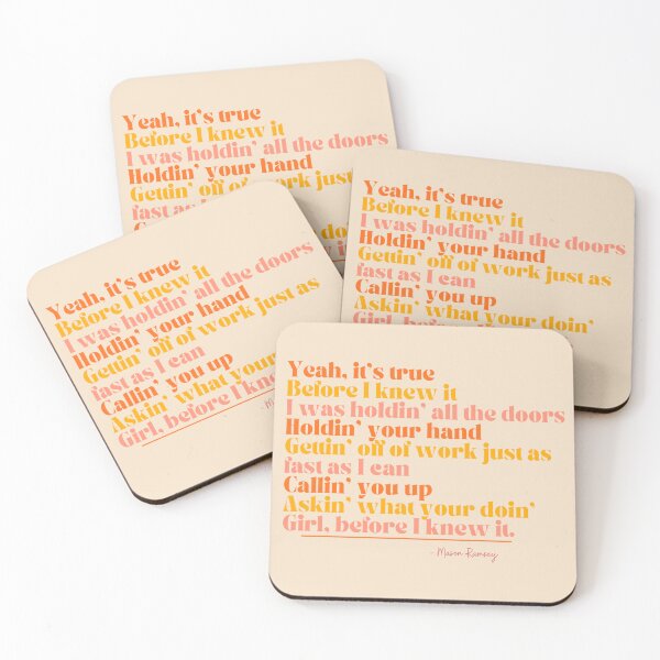 Item preview, Before I knew it lyrics designed and sold by reannyn.