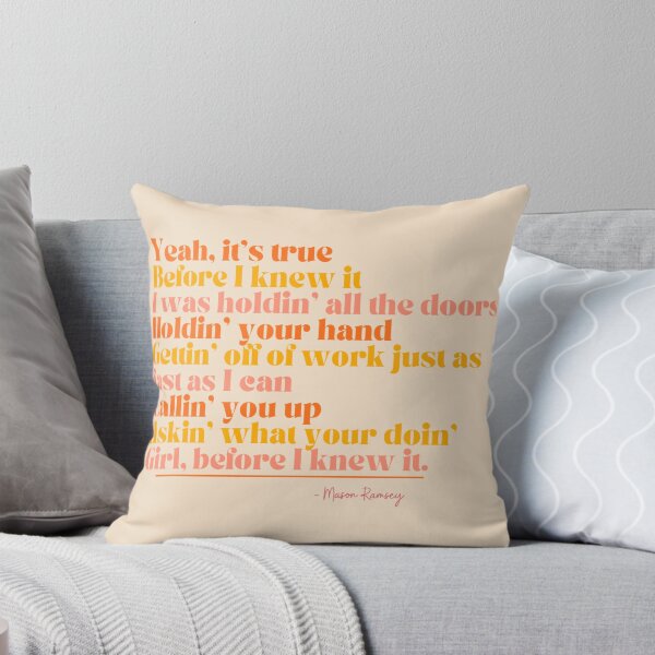 Item preview, Before I knew it lyrics designed and sold by reannyn.