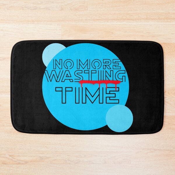 Item preview, NO MORE WASTING TIME ESSENTIAL T-SHIRT designed and sold by SuccessfulVibes.