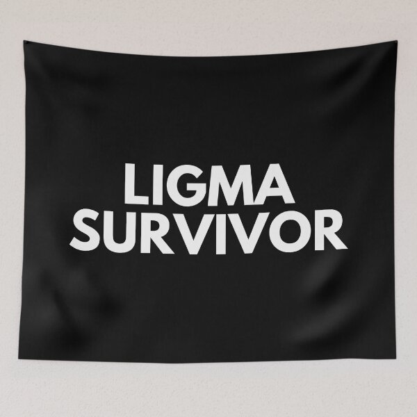 Item preview, Ligma Survivor Meme Humor Funny designed and sold by EllConApparel.