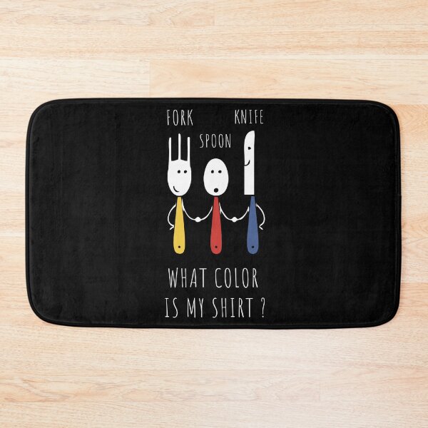 Item preview, Spoon Fork Knife What Color Is My Shirt designed and sold by damone7.