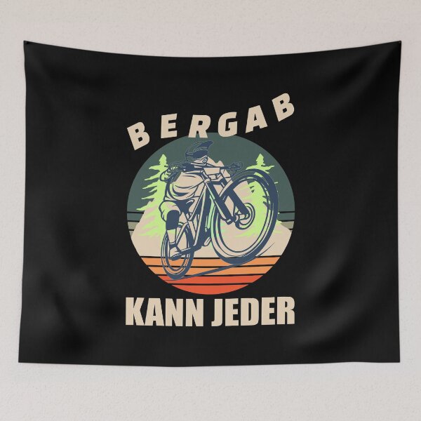 Item preview, Cyclist - Everyone Can Do Down the Hill. designed and sold by Bodino.