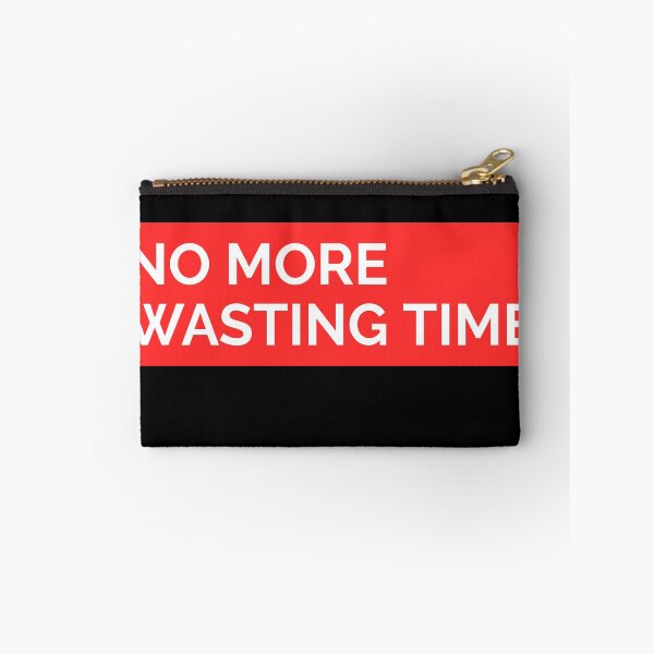 Item preview, NO MORE WASTING TIME ESSENTIAL T-SHIRT designed and sold by SuccessfulVibes.