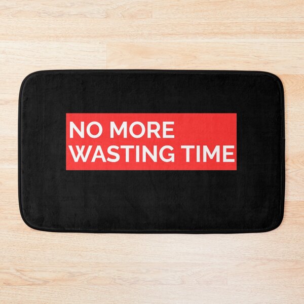 Item preview, NO MORE WASTING TIME ESSENTIAL T-SHIRT designed and sold by SuccessfulVibes.