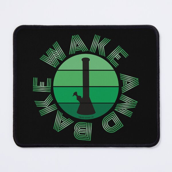 Item preview, Retro Vintage Sunset Green Bong-Wake and bake designed and sold by YomeHayin.