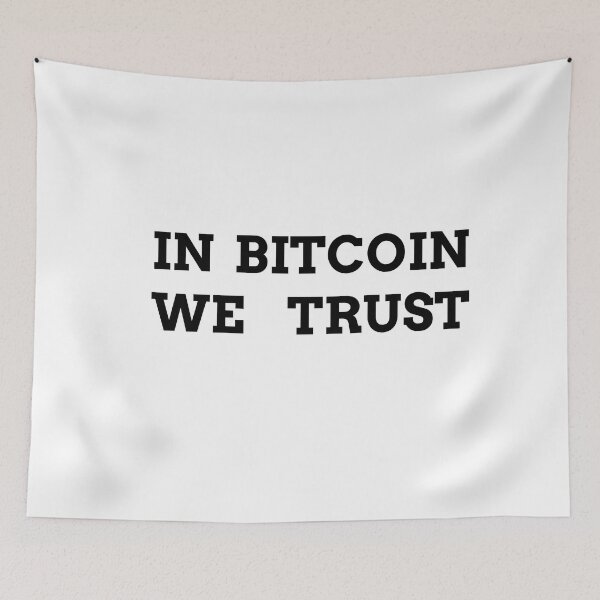 Item preview, In bitcoin we trust - black designed and sold by PICbyFemke.