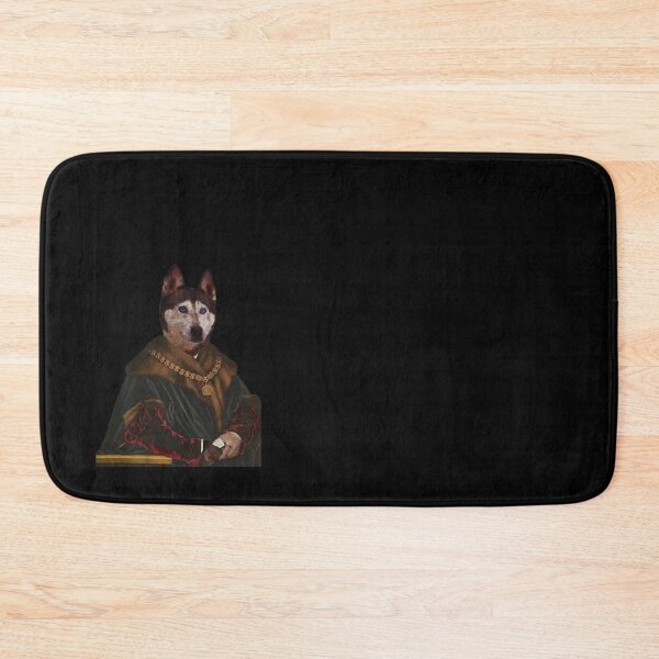 Item preview, Cute Siberian Husky Distinguish Royal Dog Pets on renaissance oil painting designed and sold by katarsisworks.
